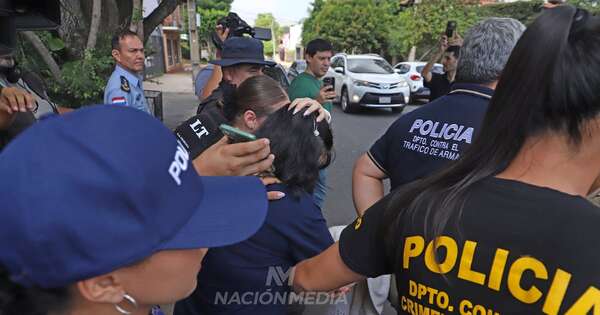 La Nación / Dalia López y su pareja ya estarían residiendo en la vivienda allanada desde hace un año