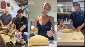 Popular / (GALERÍA) ¡Mañami! Los faranduleros con las manos en la masa de chipa