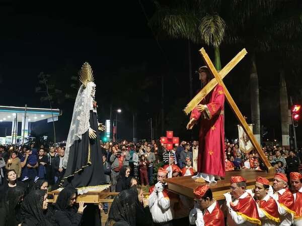 Hernandarias vivirá esta noche su tradicional viacrucis y espera asistencia récord - ABC en el Este - ABC Color