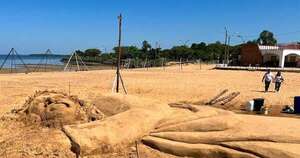 La Nación / Escultura de Cristo crucificado se consolida como nuevo atractivo en Carmen del Paraná