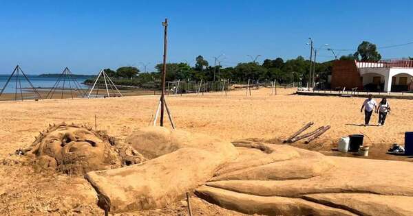 La Nación / Escultura de Cristo crucificado se consolida como nuevo atractivo en Carmen del Paraná