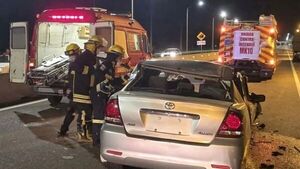 Subcomisario fallece tras violento accidente sobre la ruta PY02