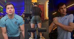 Diario HOY | Sebastián Rodríguez “a full” en el gym