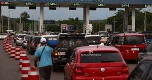 Diario HOY | Habilitan carril adicional en el peaje de Ypacaraí para reducir congestión