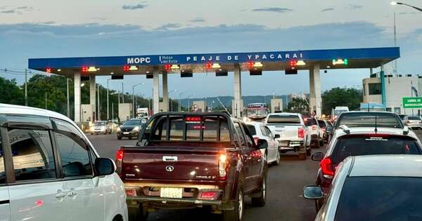 La Nación / MOPC activa carril adicional en Ypacaraí y elimina este domingo para agilizar retorno por Semana Santa