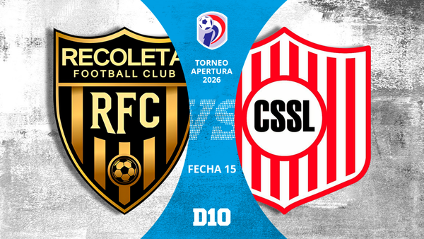 Recoleta vs. Sportivo San Lorenzo: Paso a paso