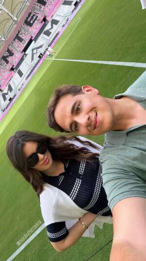 Nadia Ferreira acompañará a Marc Anthony en la inauguración del estadio del Inter de Miami - Gente - ABC Color