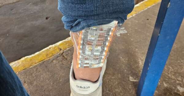 La Nación / Detienen a brasileño que viajó desde CDE hasta Brasil con tirzepatida adheridas a sus piernas