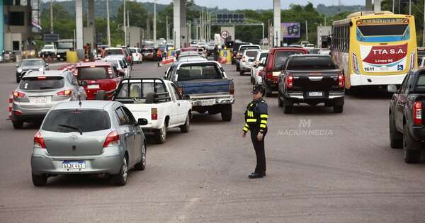 Diario HOY | Peaje Ypacaraí: el horario de mayor circulación en el operativo retorno