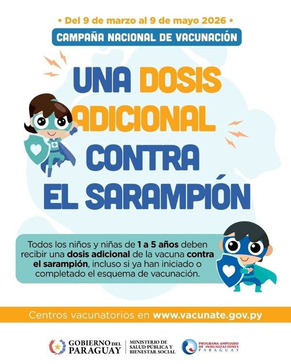 En menos de un mes, ya se vacunó contra el sarampión el 50% del objetivo - ADN Digital