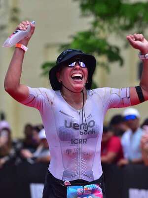 Susana Guillén marcó un hito al ganar el Ironman de Panamá: “Feliz de poder traer el primer lugar para Paraguay” - Polideportivo - ABC Color
