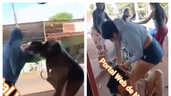 Una señorita le pascuó a otra chica "por ñe'ẽrei"