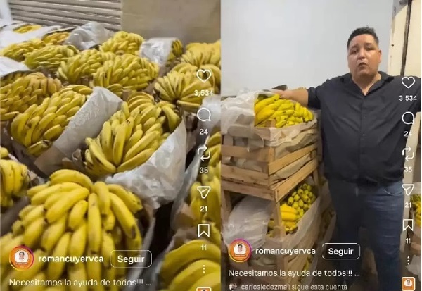 400 cajas de banana rechazadas para Hambre Cero