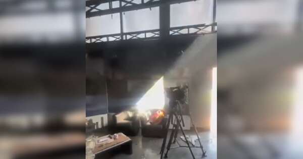 Diario HOY | Canal de TV altoparanaense sufre voraz incendio en sus instalaciones