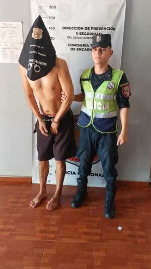 Detienen a presunto autor de hurto en hotel de Encarnación y recuperan dinero robado