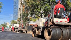Aprovechan Semana Santa para realizar mejoras viales y trabajos de mantenimiento en Asunción