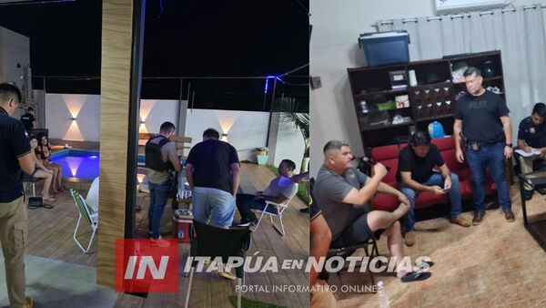 ALLANAMIENTOS EN ITAPÚA DEJAN UN DETENIDO CLAVE POR ROBO AL BANCO SUDAMERIS