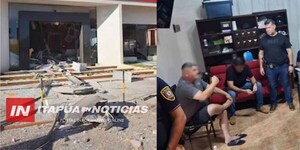 ALLANAMIENTOS EN ITAPÚA: UN DETENIDO CLAVE POR ROBO A BANCO SUDAMERIS