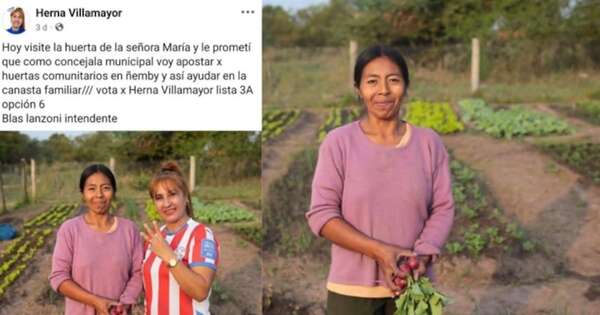 Diario HOY | Critican a candidata por generar una foto con IA para simular visita a agricultora