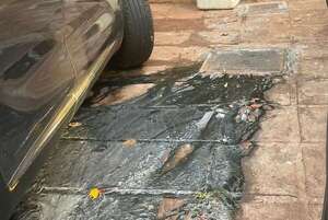 Aguas servidas desbordadas contaminan el lago de la República en Ciudad del Este - ABC en el Este - ABC Color