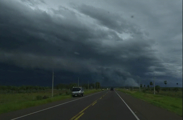 Los seis departamentos en zona de tormentas para esta tarde - Clima - ABC Color