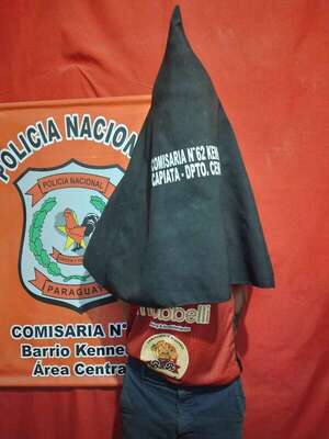 Detienen a sospechoso de hurto en escuela y recuperan parte de lo robado - Policiales - ABC Color