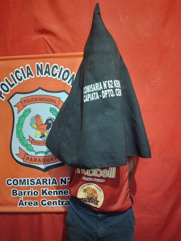 Detienen a sospechoso de hurto en escuela y recuperan parte de lo robado - Policiales - ABC Color