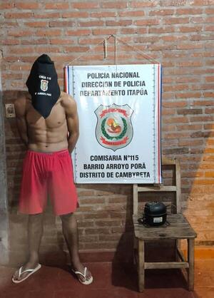 Inseguridad en Arroyo Porã: Joven con frondosos antecedentes detenido tras robar a su propia madre