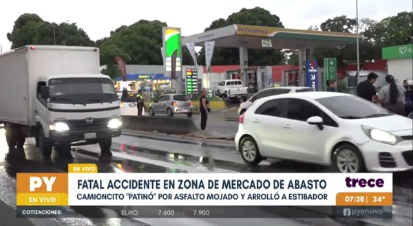 Hombre muere atropellado frente al Mercado de Abasto - trece