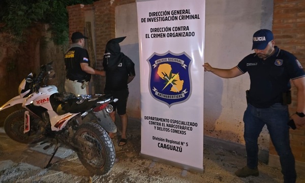 Capturan a un hombre con dosis de cocaína en Coronel Oviedo - OviedoPress