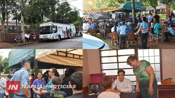 PROGRAMA “A LA ESCUELA CON SALUD” SUPERA LAS 3.000 ATENCIONES EN ITAPÚA
