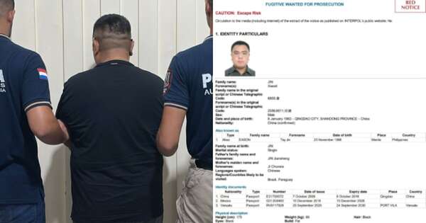 Diario HOY | Arrestan a chino con identidad falsa: posee cadena perpetua y vivía con lujos en Paraguay