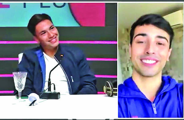 [VIDEO] Pelotero de Colón de ashá presentó en TV a ¡su novio!