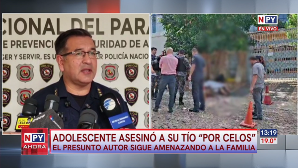 Adolescente asesina a su tío “por celos” en Ciudad del Este