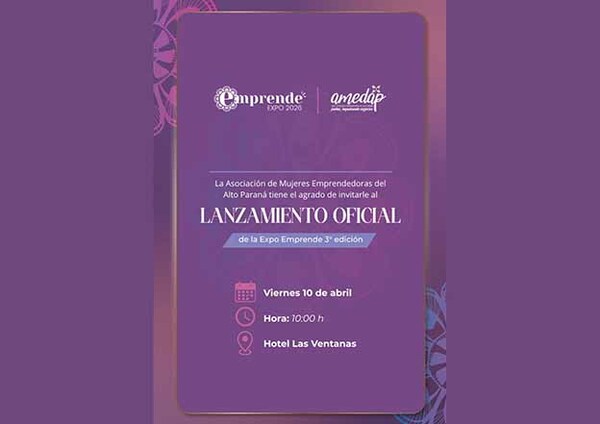 AMEDAP lanza oficialmente la tercera edición de la Expo Emprende | DIARIO PRIMERA PLANA