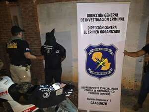 Delivery de cocaína cae infraganti, en poder de antidrogas, en  Coronel Oviedo - Policiales - ABC Color