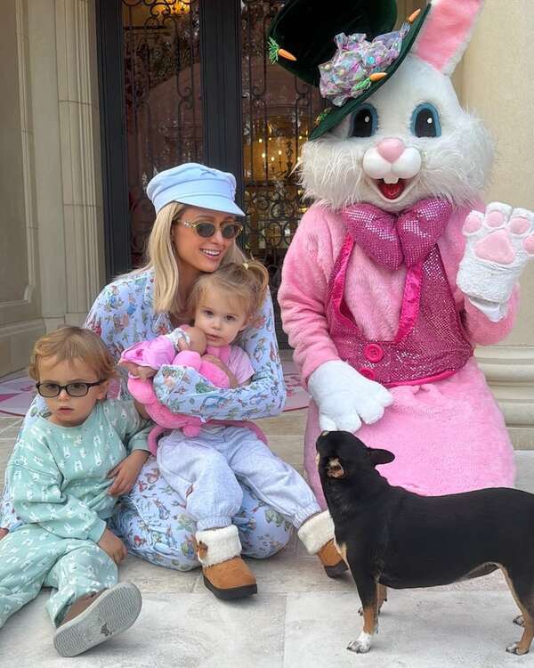 Paris Hilton y sus hijos enternecen las redes  - Gente - ABC Color