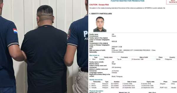 La Nación / Detienen a chino con identidad falsa que posee condena de cadena perpetua en su país