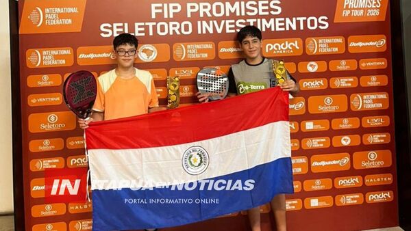 JÓVENES PARAGUAYOS SE CONSAGRAN CAMPEONES INTERNACIONALES DE PÁDEL