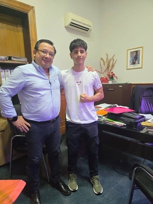 Gobierno Departamental destaca a atleta concepcionero rumbo a los Juegos Suramericanos - Concepción al Día