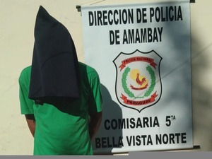 Bella Vista Norte: joven fue grabado intentando prender fuego a su madre - trece