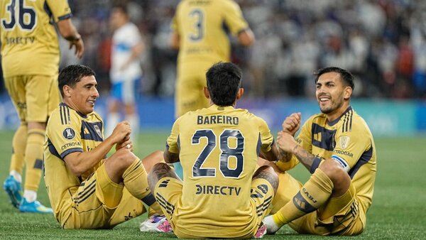 Adam Bareiro convierte en su debut con Boca en la Libertadores