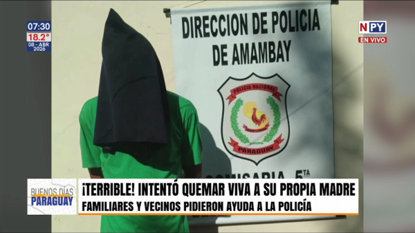 Terrible intento de matricidio en Bella Vista Norte