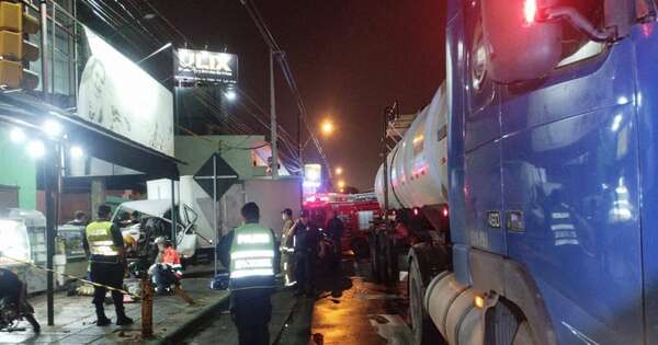 Diario HOY | Joven conductor fallece tras chocar contra camión cisterna sobre Acceso Sur