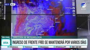 Acceso de frente frío se mantendrá por varios días