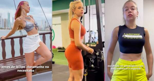 La Nación / Influencer contó que subió de peso luego de hacerse la lipo: “Comencé a engordar”