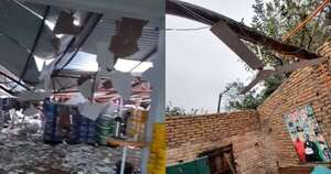 Diario HOY | Casas y comercios destechados: tormenta causó estragos en Ñeembucú y Amambay