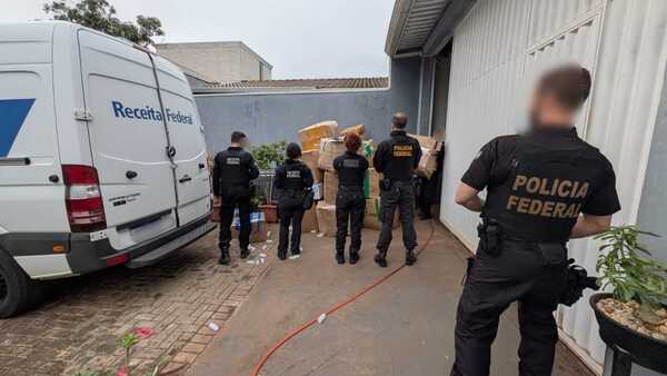 Policía brasileña desmantela red de contrabando de equipos electrónicos salidos de Paraguay