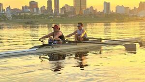 El Sudamericano Máster de Remo se cumple en la Bahía de Asunción