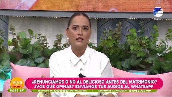 Karina Doldán apoya la abstinencia antes del matrimonio